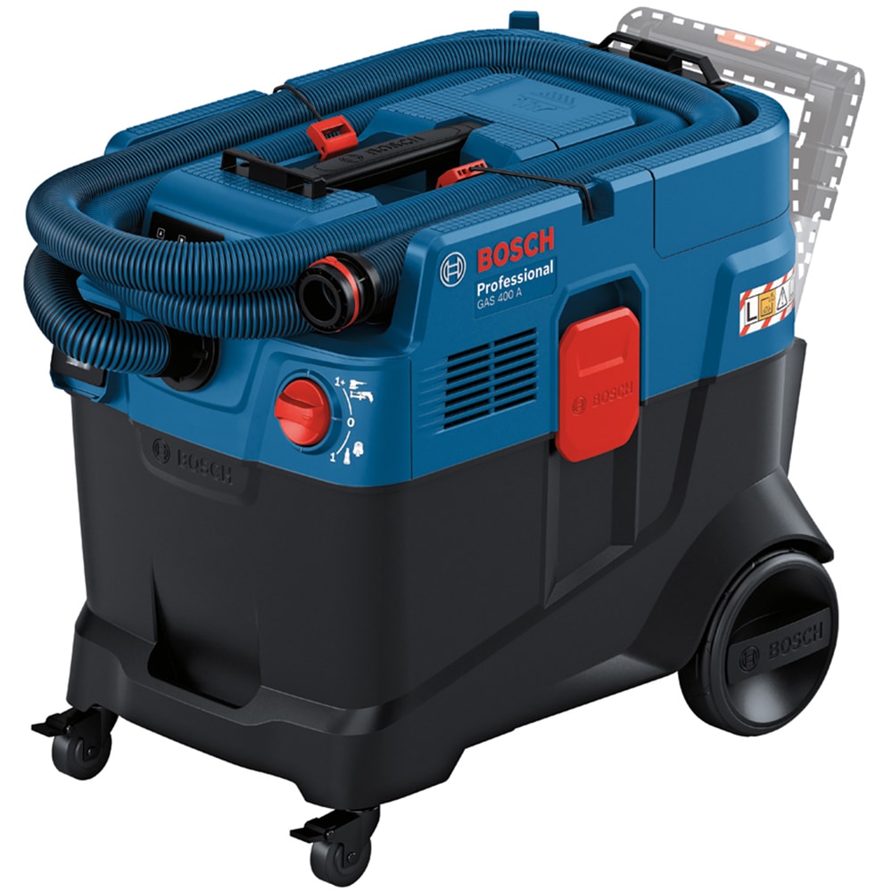 Aspirator umed/uscat BOSCH GAS 400A, 1200W, 28l, albastru