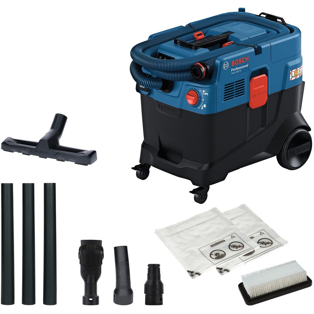 Aspirator umed/uscat BOSCH GAS 400A, 1200W, 28l, albastru