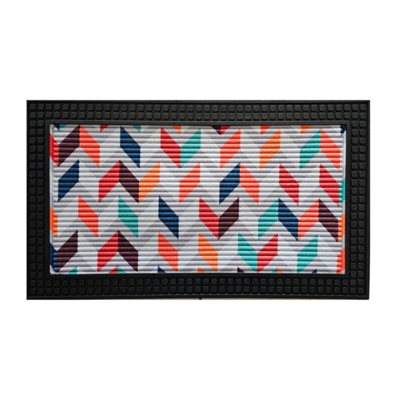 Covoras intrare UNIC SPOT Caribo, 40 x 70 cm, poliester, negru