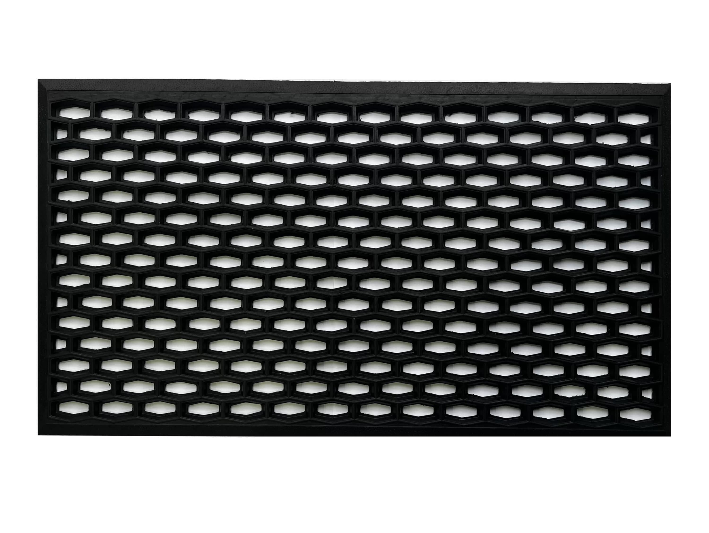 Covoras intrare UNIC SPOT Tris, 40 x 70 cm, cauciuc, negru