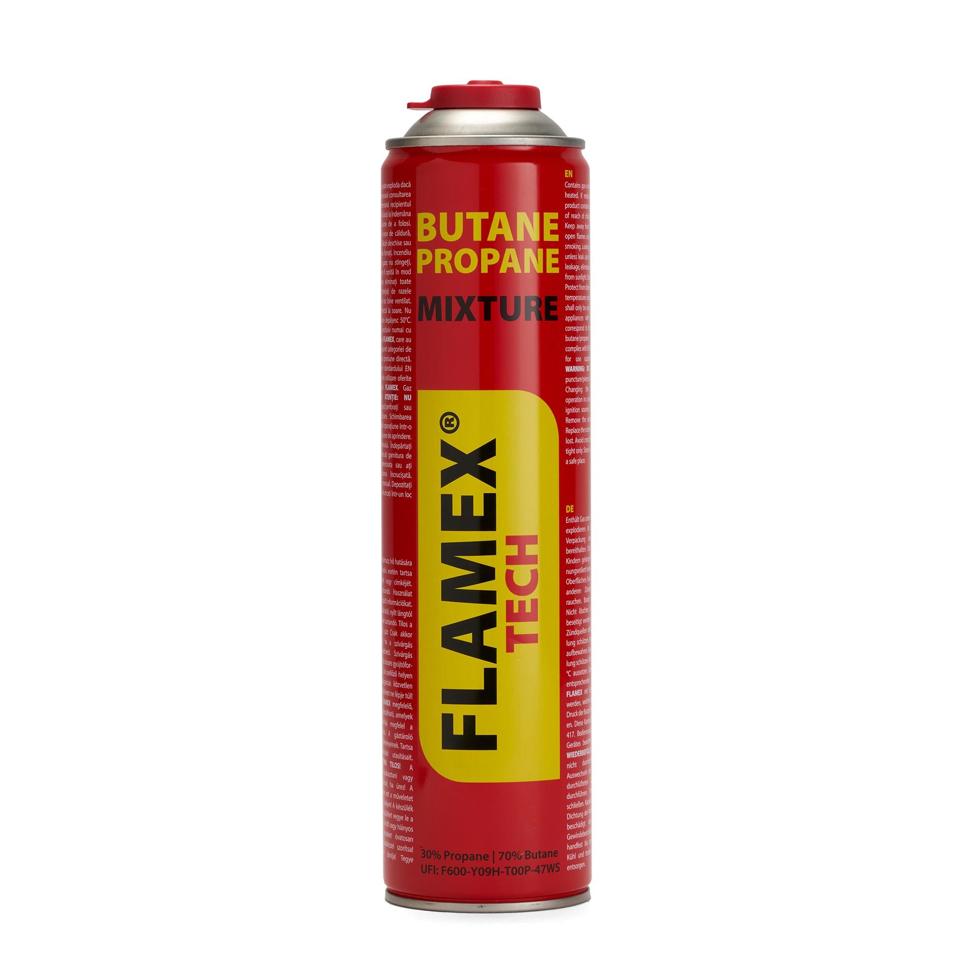 Butelie gaz tip spray FLAMEX Tech, 330 gr