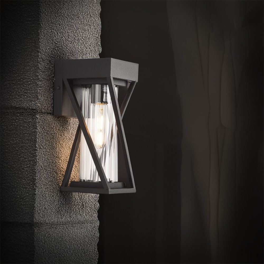 Aplica de exterior KLAUSEN Helena 3 KL133009, 15W, E27, Negru