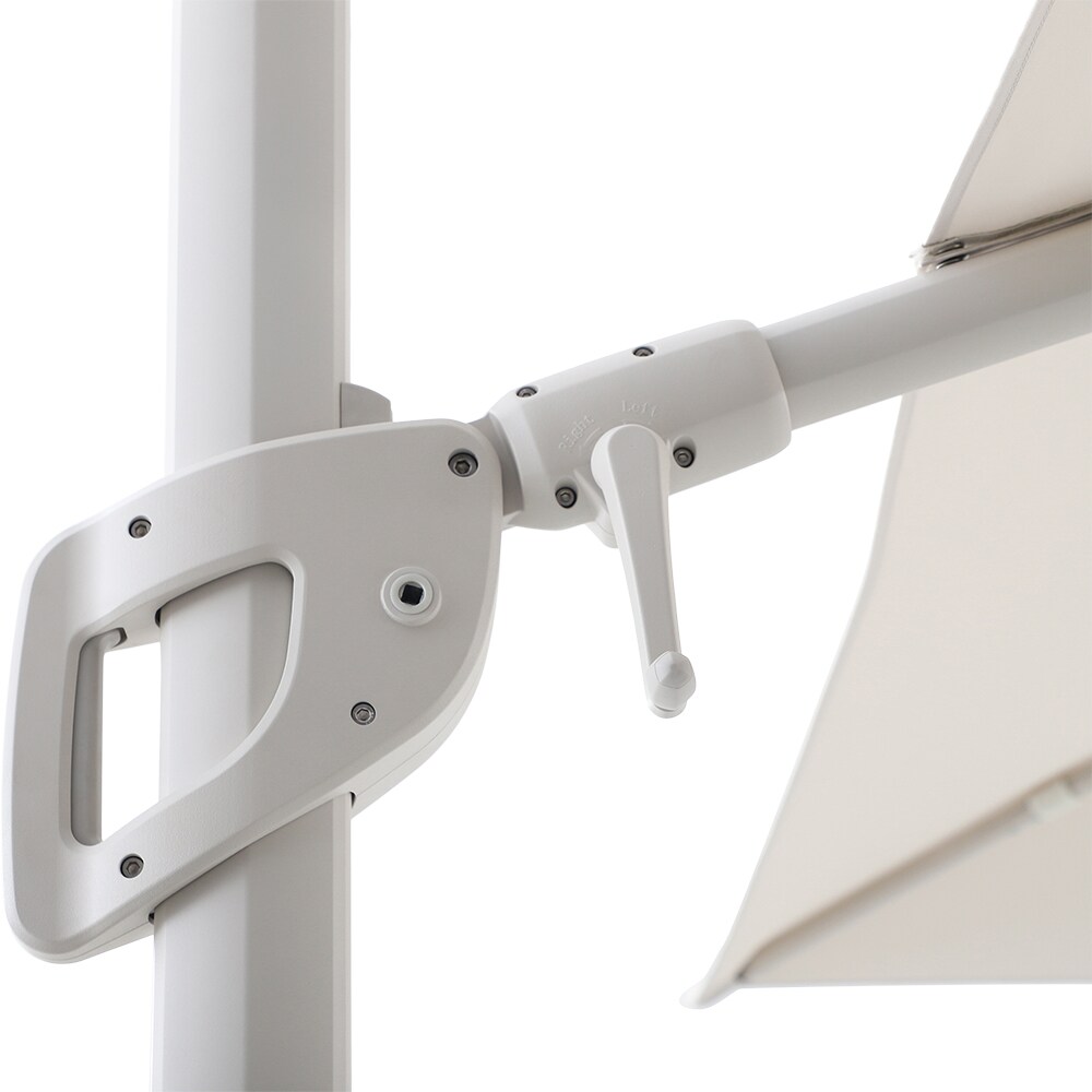 Umbrela de exterior GOODHOME Corby, LED, 3 x 4m, bej