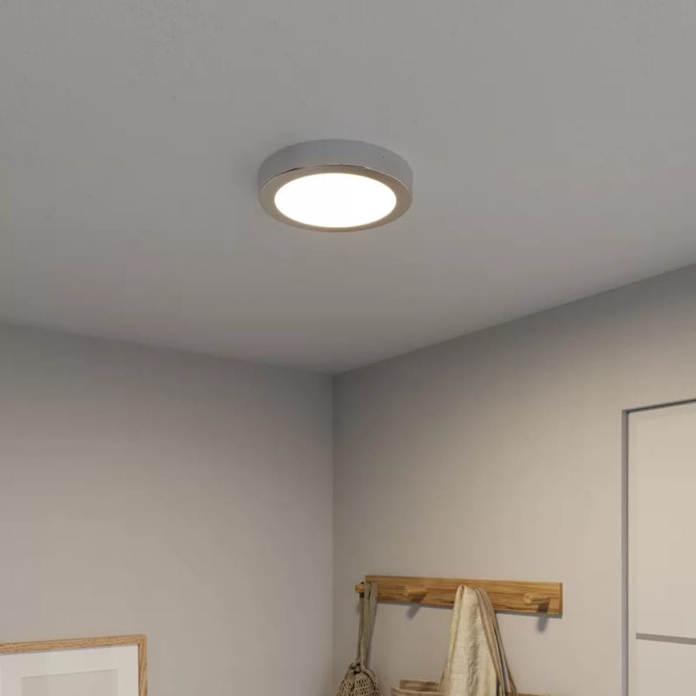 Plafoniera rotunda Aius GoodHome, LED integrat, 24 W, lumina neutra, alb