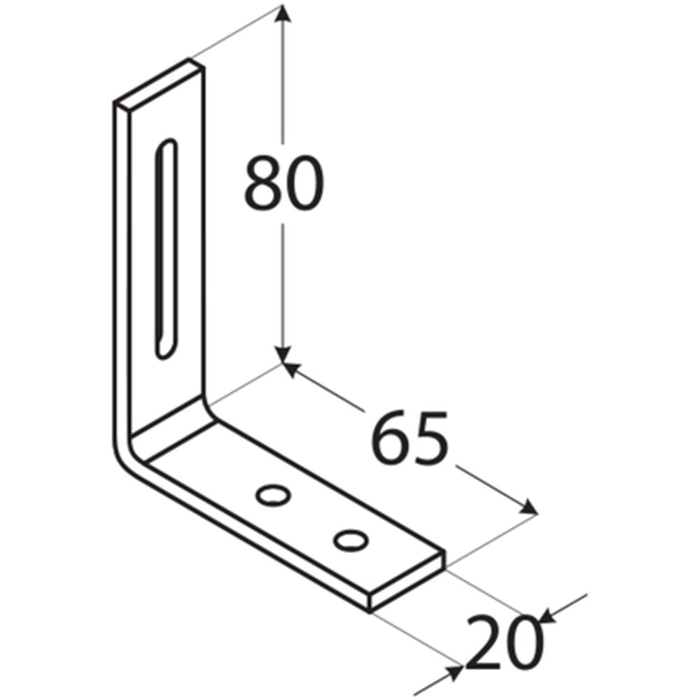 Coltar reglabil DMX , 60 x 80 x 3 mm, otel