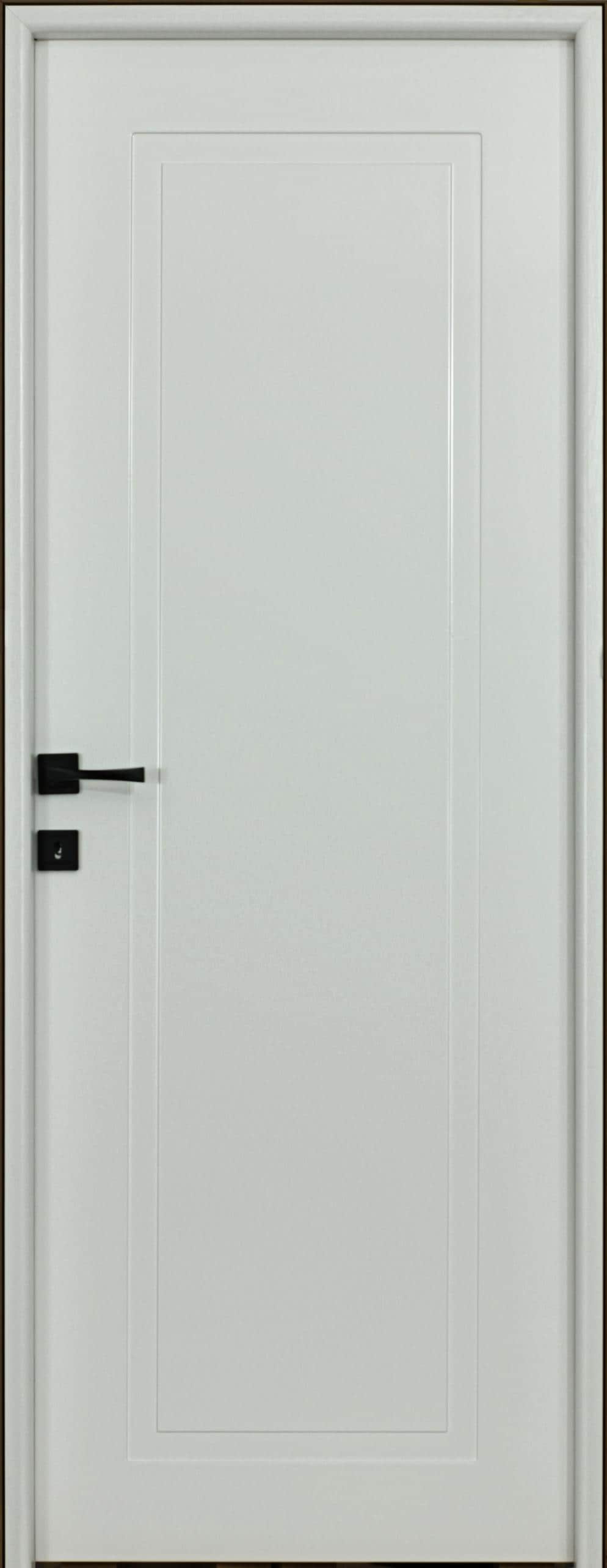 Usa interior Inline, fara geam, reversibila, MDF, 78 x 203 cm, alb