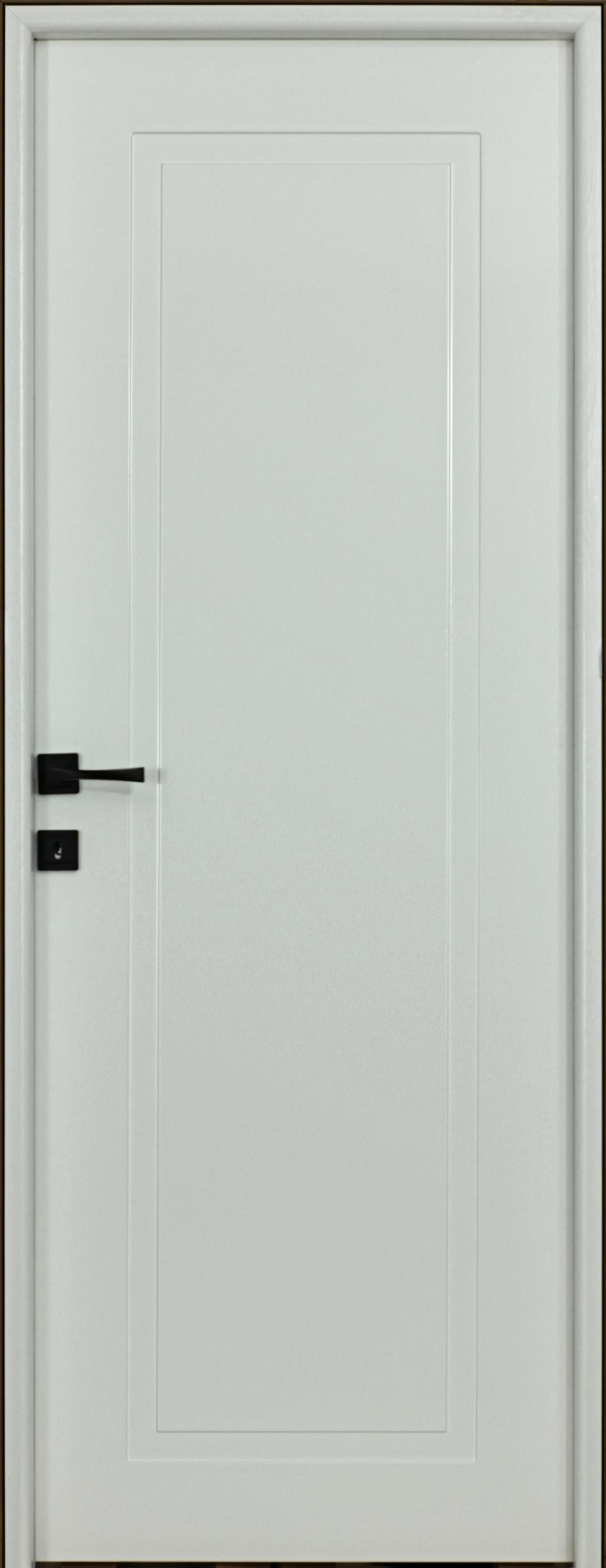 Usa interior Inline, fara geam, reversibila, MDF, 88 x 203 cm, alb