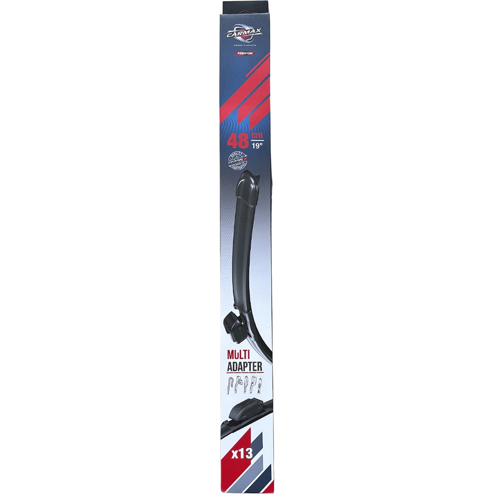 Stergator parbriz CARMAX Premium, 13 adaptoare, 48cm