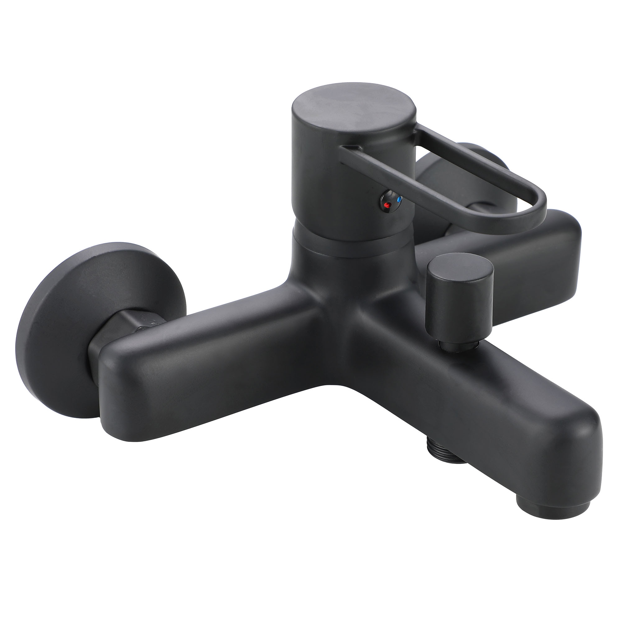 Baterie cada Axys Mart, monocomanda, alama, negru mat