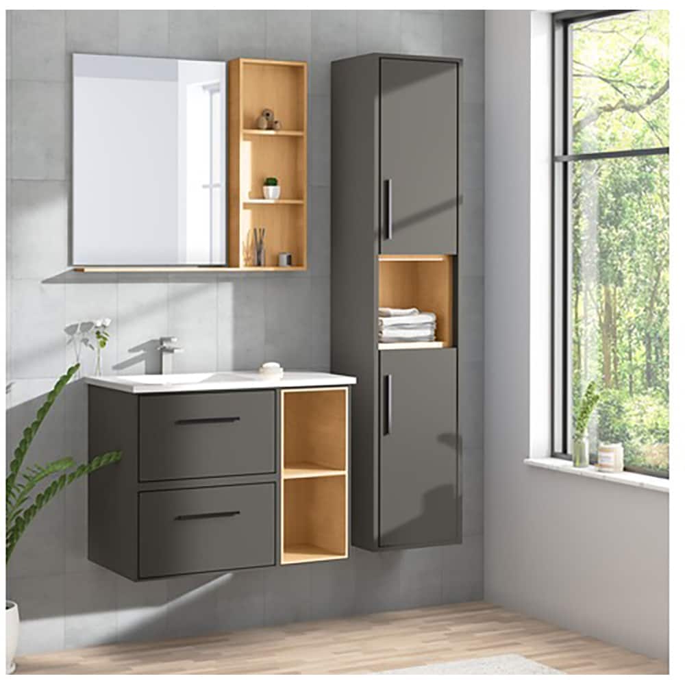 Dulap baie Tolima, 120 x 30 x 30 cm, gri