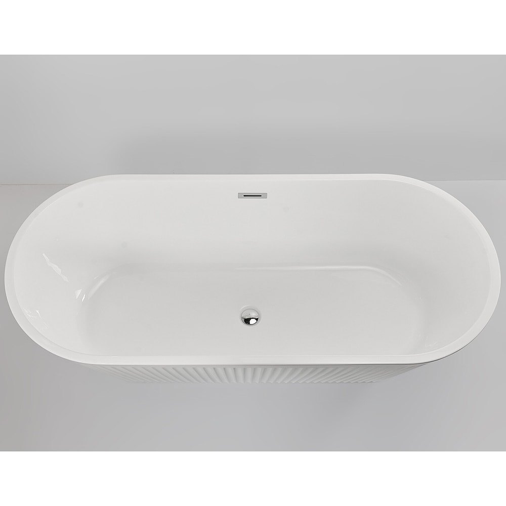 Cada baie freestanding SANOTECHNIK Tivoli G9046, acril, 170 x 75 x 58 cm, alb