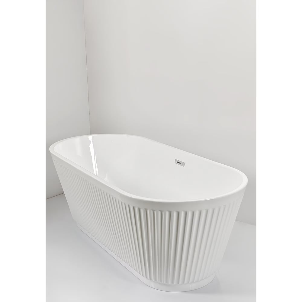 Cada baie freestanding SANOTECHNIK Tivoli G9046, acril, 170 x 75 x 58 cm, alb