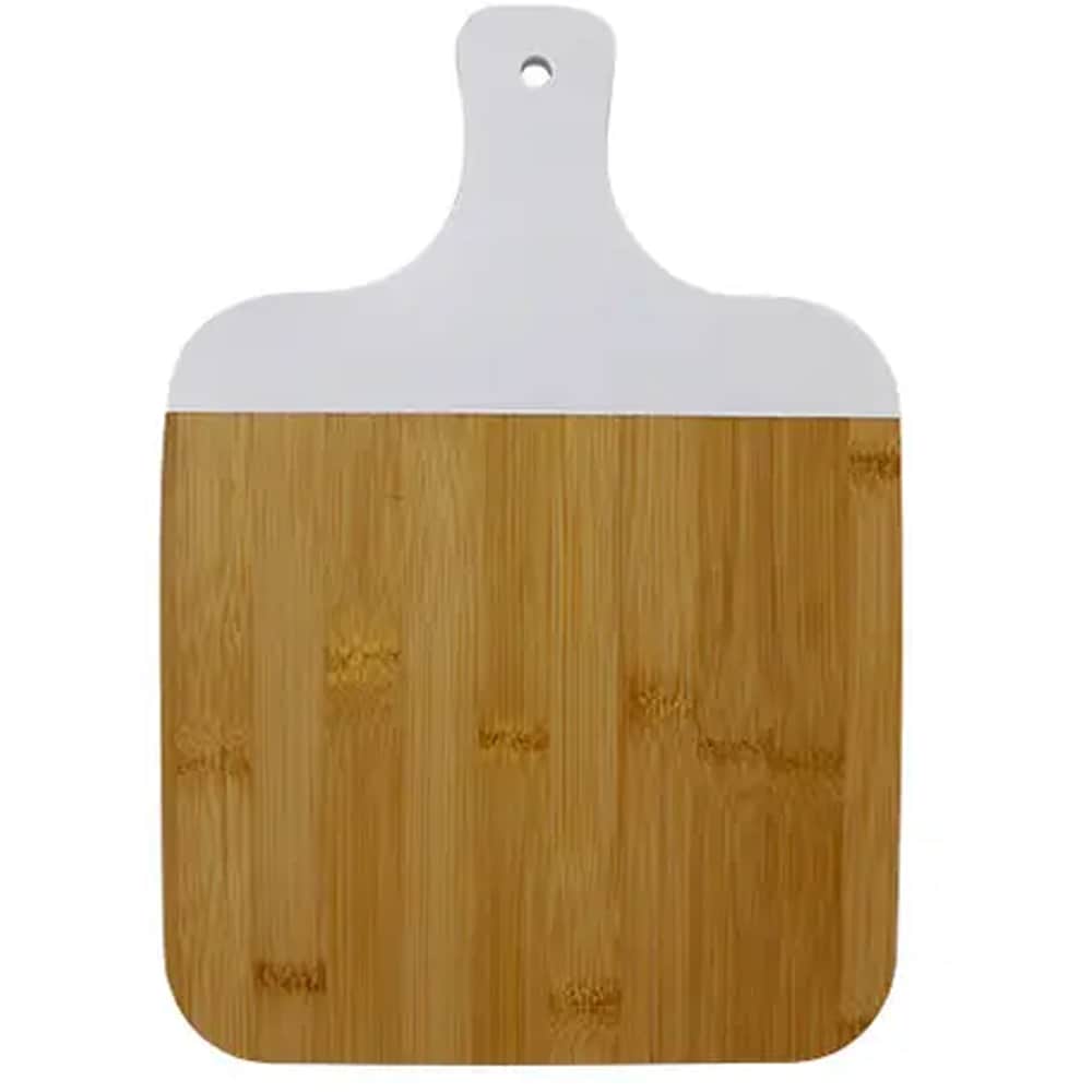 Tocator FRANDIS 101476437, 28X18cm, bambus, maro-alb