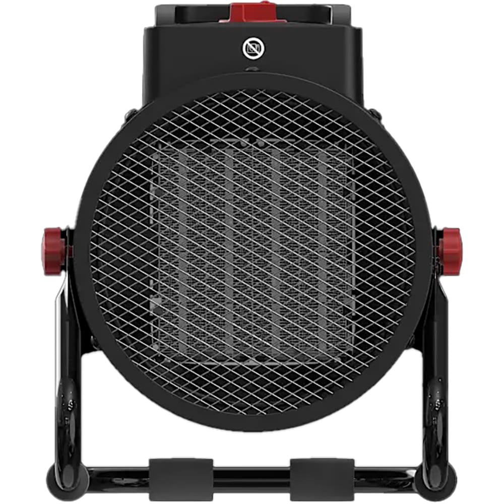 Aeroterma industriala cu ventilator PTC, 18 x 15.8 cm, 2000W, suprafata de incalzie 20m2, otel si plastic, negru