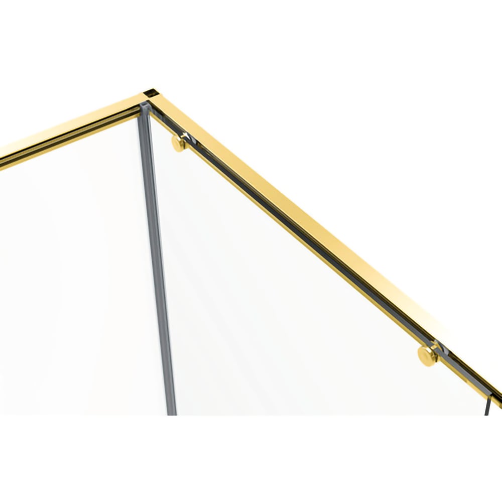 Cabina de dus BELFORM Fortuna 27CB1105_GCL, 100 x 80 x 195, sticla securizata 6mm, profil auriu