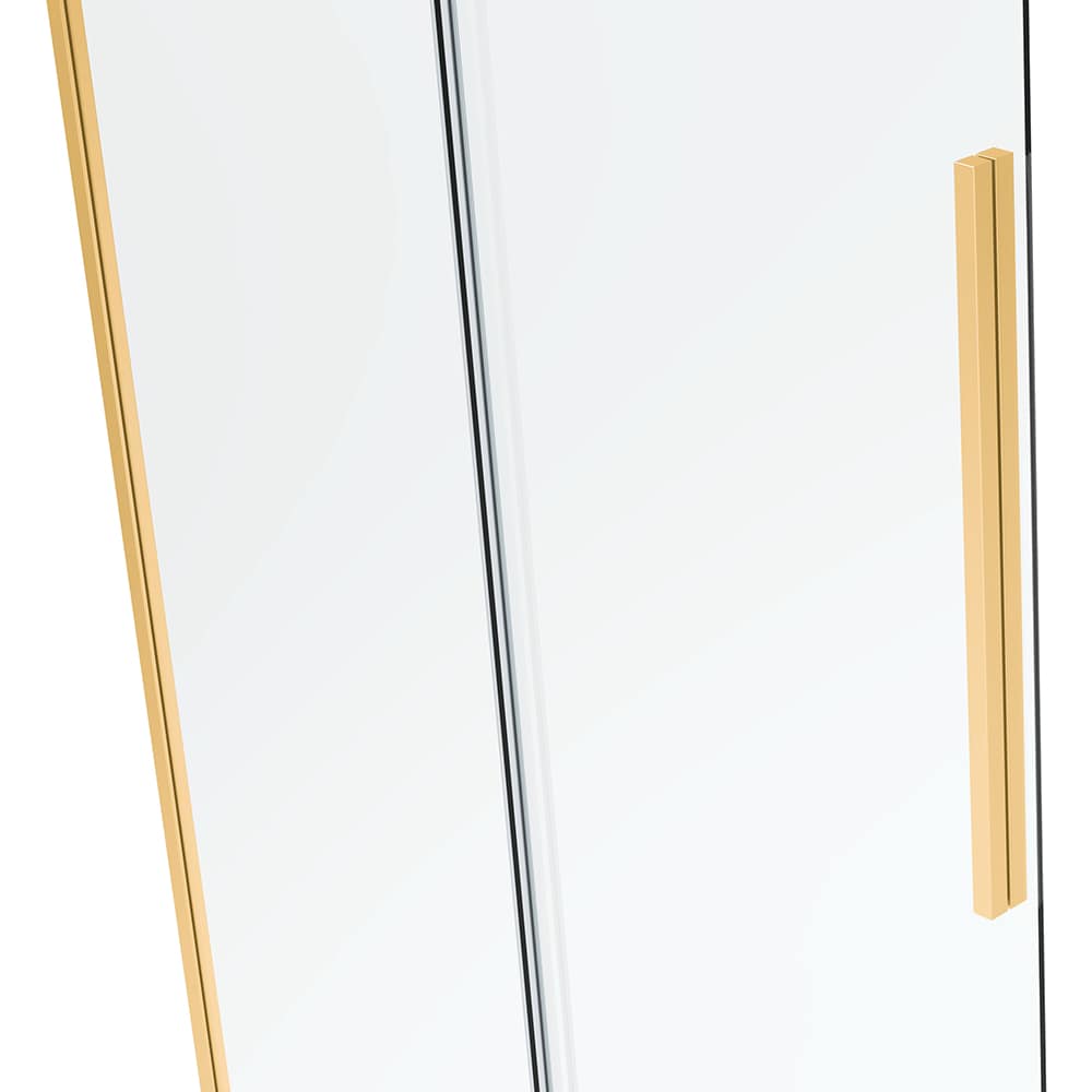 Cabina dus standard BELFORM Fortuna, dreptunghiulara, aluminiu, 120 x 80 x 200 cm, sticla securizata 6mm, profil auriu