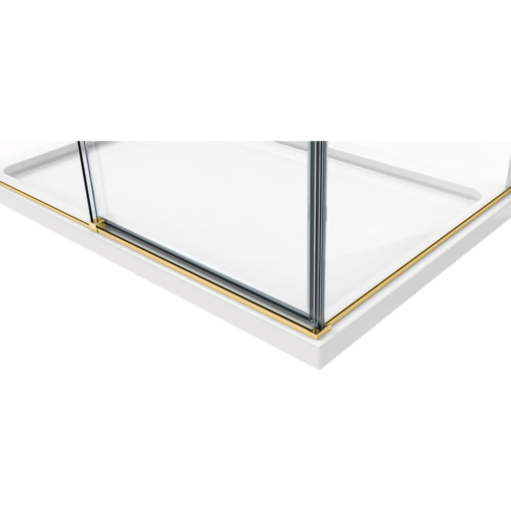 Cabina de dus BELFORM Fortuna 27CB1815_GCL, 80 x 80 x 195, sticla securizata 6mm, profil auriu