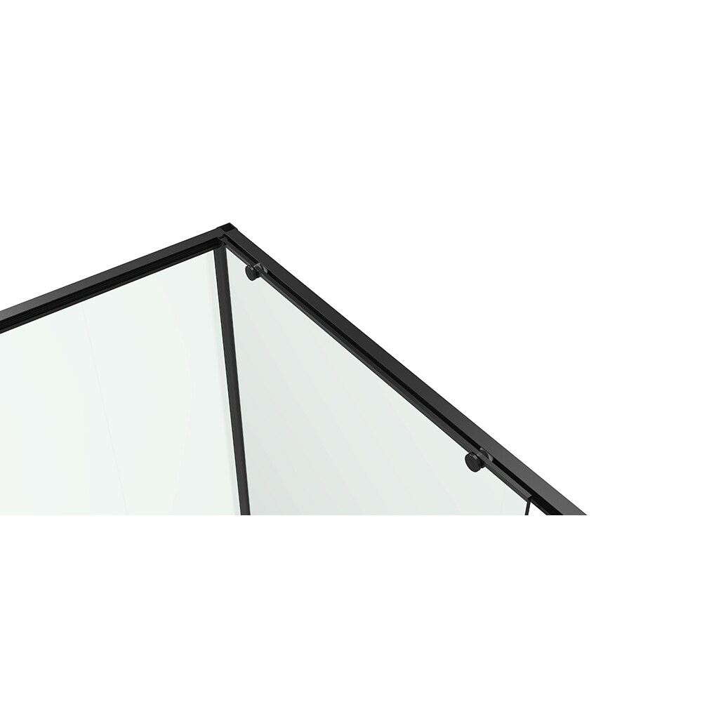 Cabina dus standard BELFORM Infinity, patrata, 80 x 80 x 200 cm, profil aluminiu, sticla securizata 6mm, negru