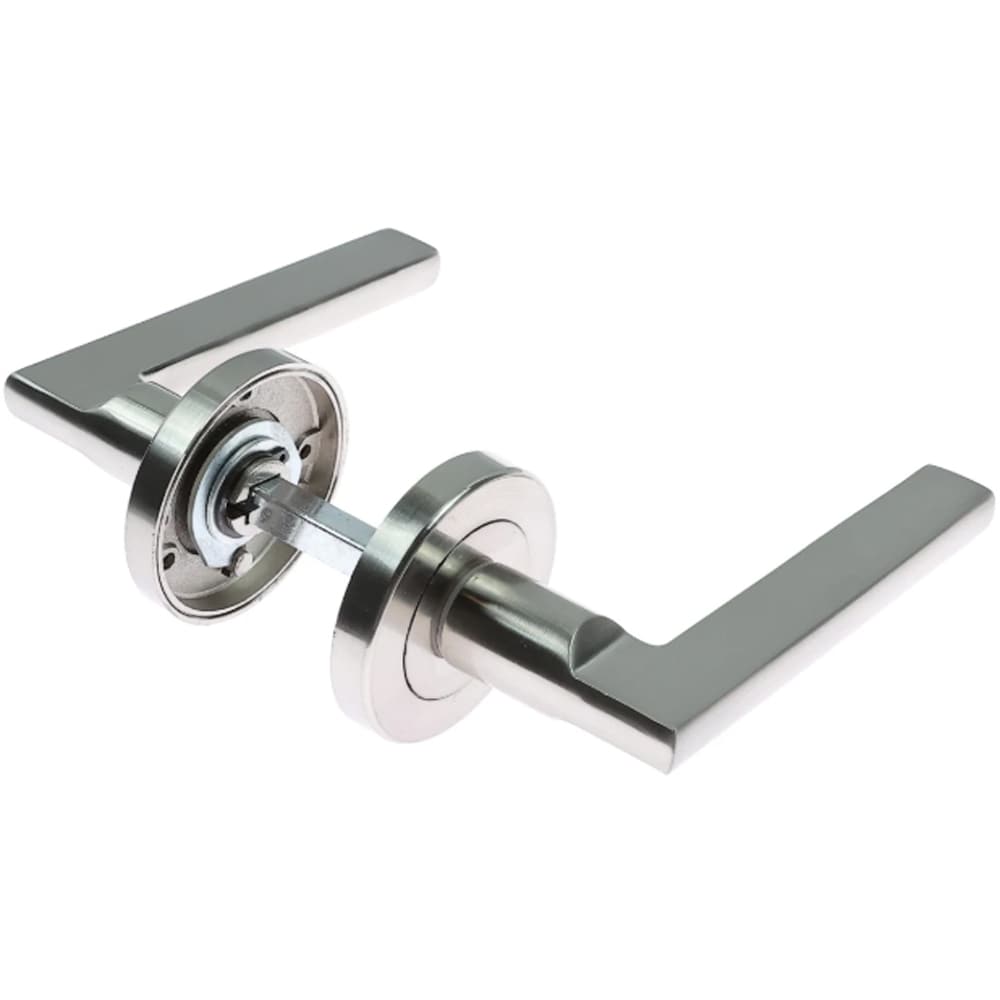 Maner cu rozeta YALE, aluminiu, 126 mm, 2 bucati, nichel