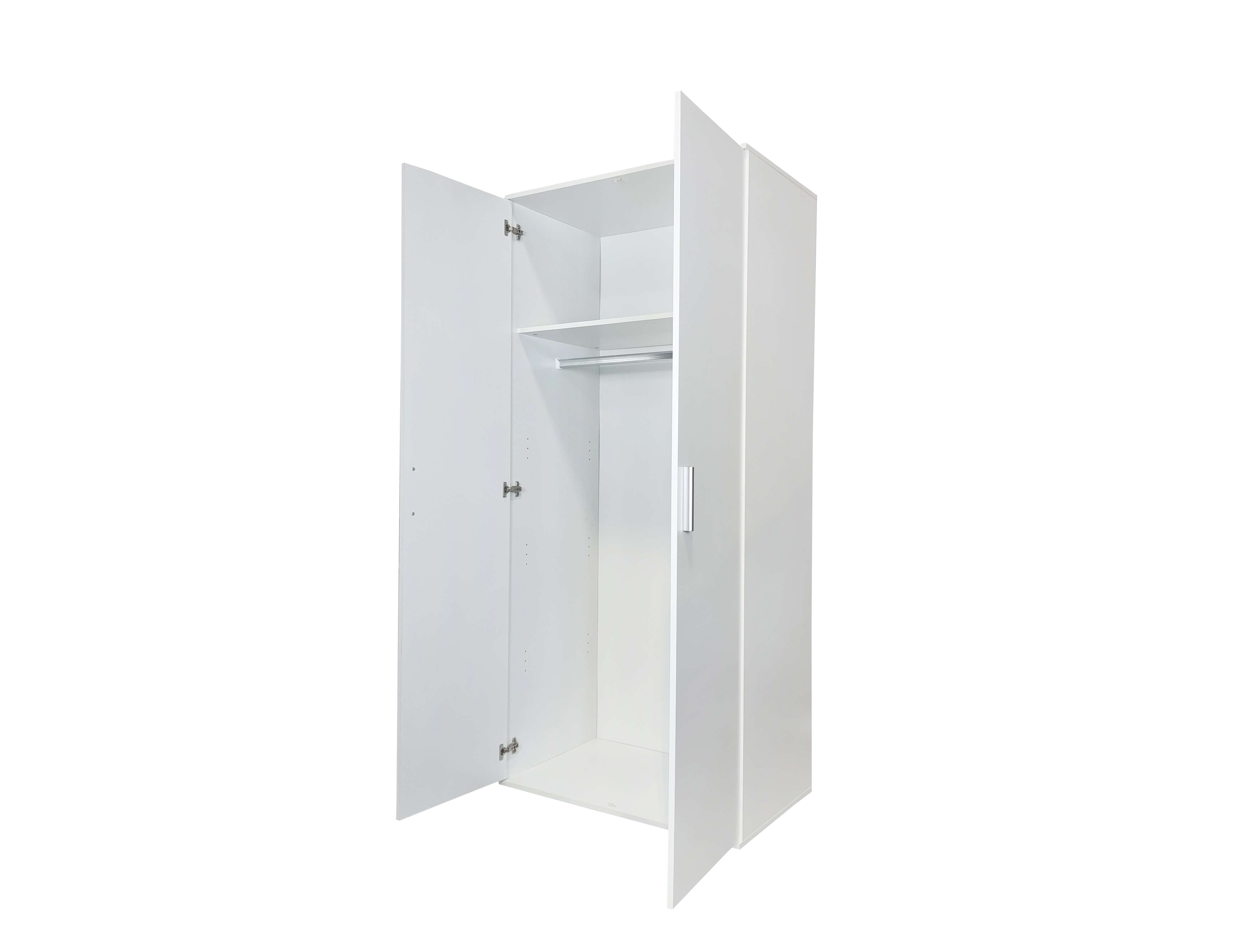 Dulap haine, alb, 2 usi  Blanka