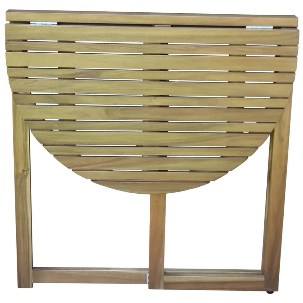 Masa balcon GOODHOME 101483391, 70 x 47 cm, lemn salcam