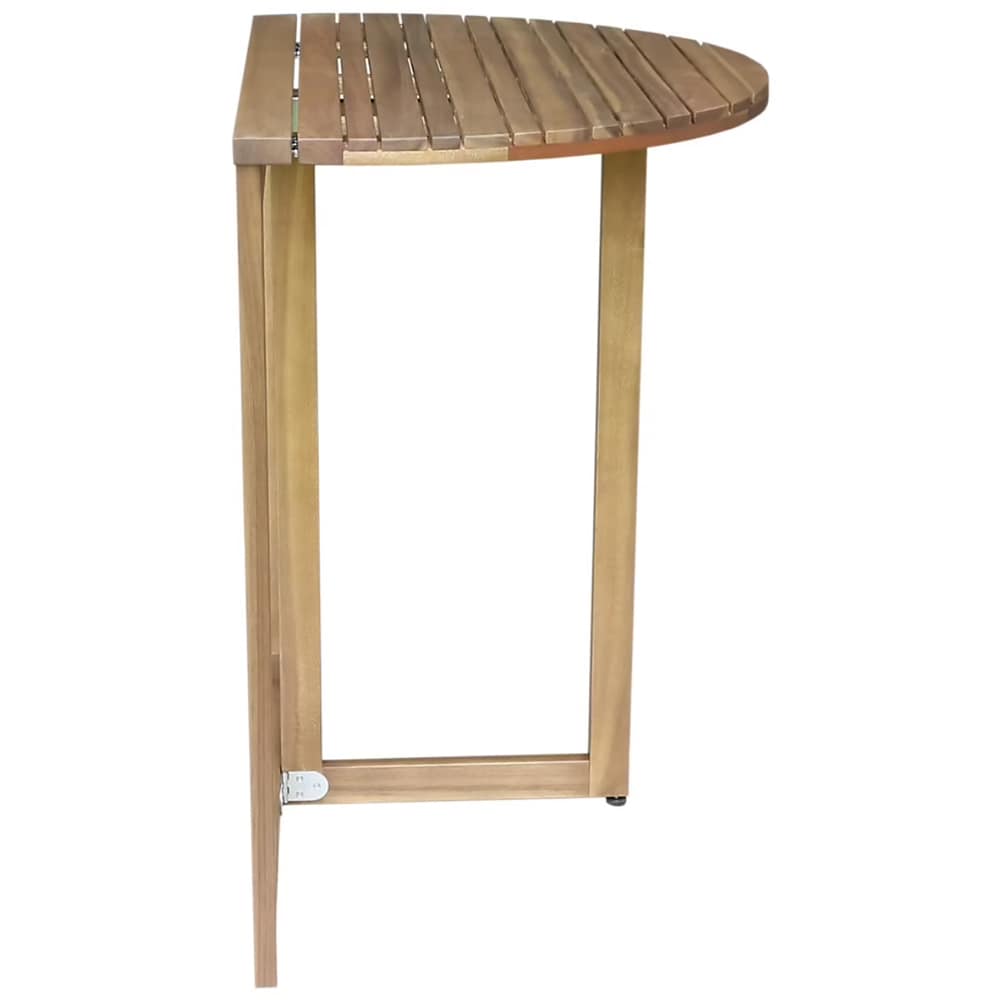 Masa balcon GOODHOME 101483391, 70 x 47 cm, lemn salcam