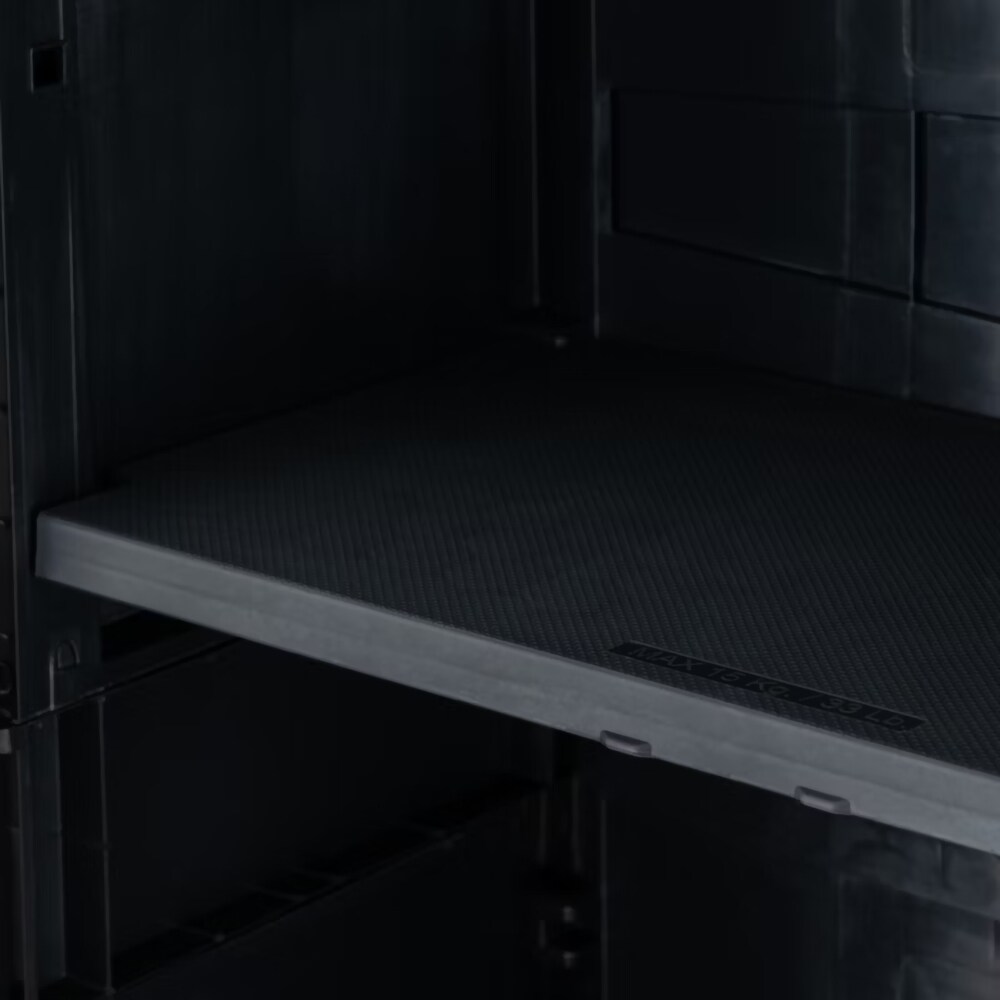 Dulap depozitare, plastic, 66 x 37 x 87 cm, negru