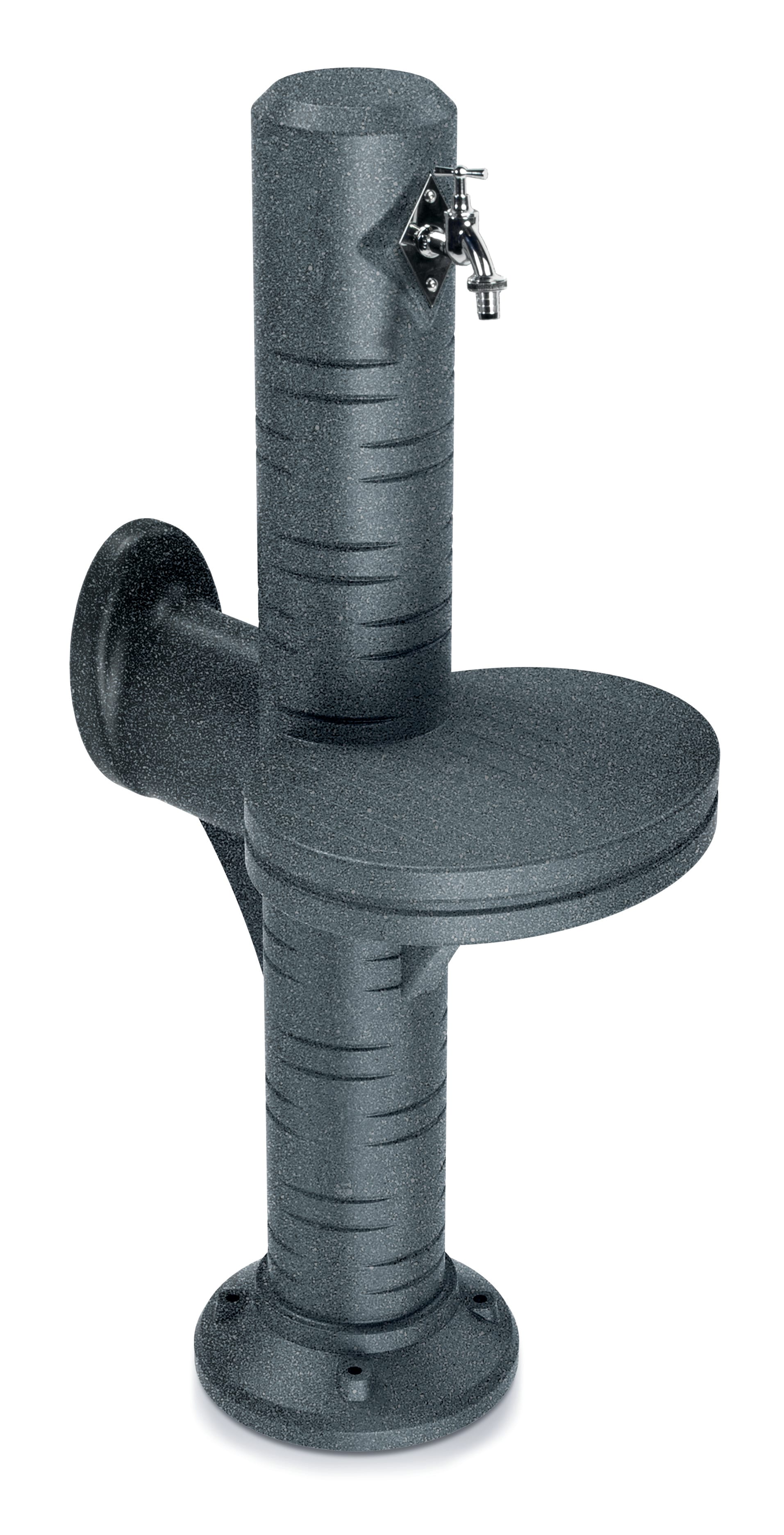 Cismea de gradina PROSPERPLAST Freze, 102x53x37.4cm, polietilena, gri antracit