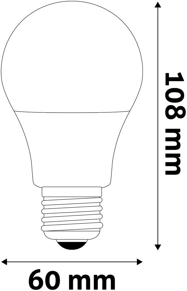 Set 3 becuri LED ENTAC, E27, 10W, 950lm, 4000K
