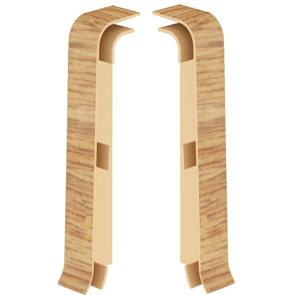 Terminatie stanga-dreapta VILO Esquero 608, PVC, 6.7 cm, 2 bucati, stejar rosu