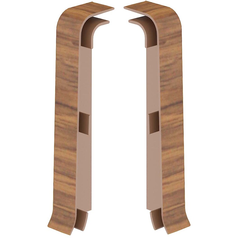 Terminatie stanga-dreapta VILO Esquero 611, PVC, 6.7 cm, 2 bucati, maro