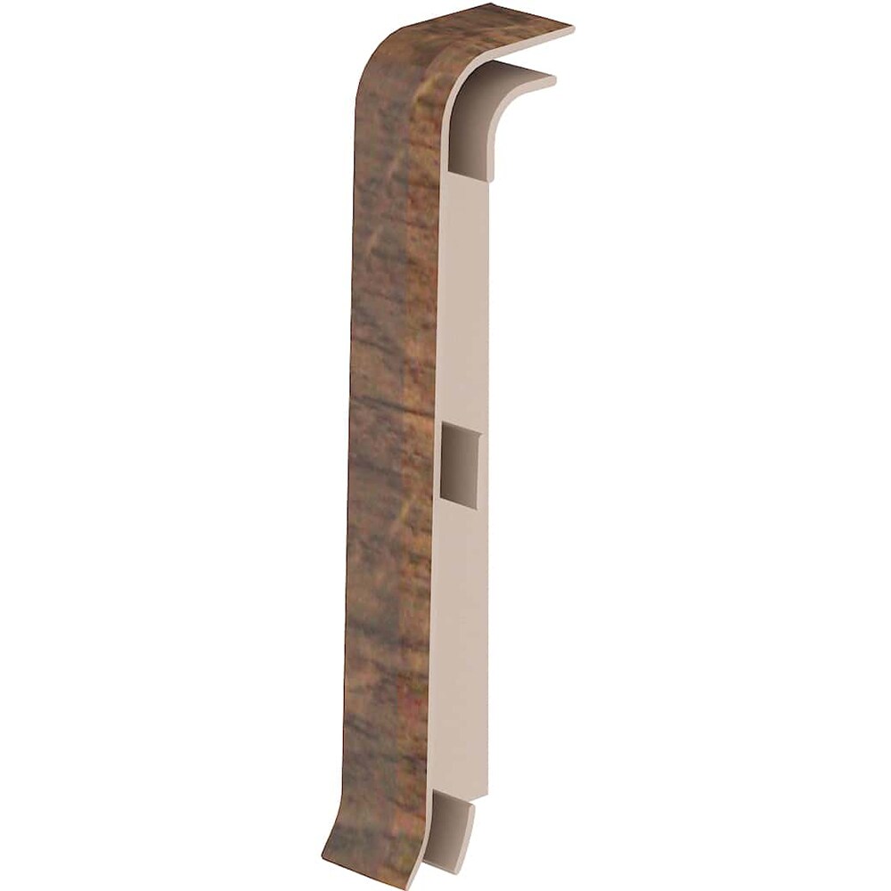 Terminatie stanga-dreapta VILO Esquero 612, PVC, 6.7 cm, 2 bucati, stejar