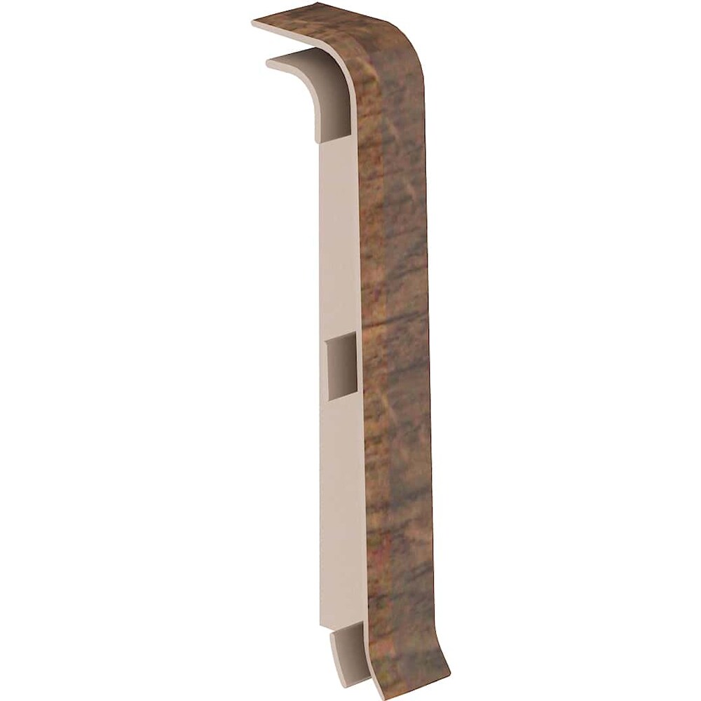 Terminatie stanga-dreapta VILO Esquero 612, PVC, 6.7 cm, 2 bucati, stejar