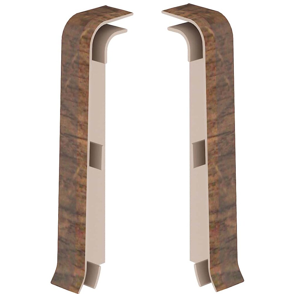 Terminatie stanga-dreapta VILO Esquero 612, PVC, 6.7 cm, 2 bucati, stejar