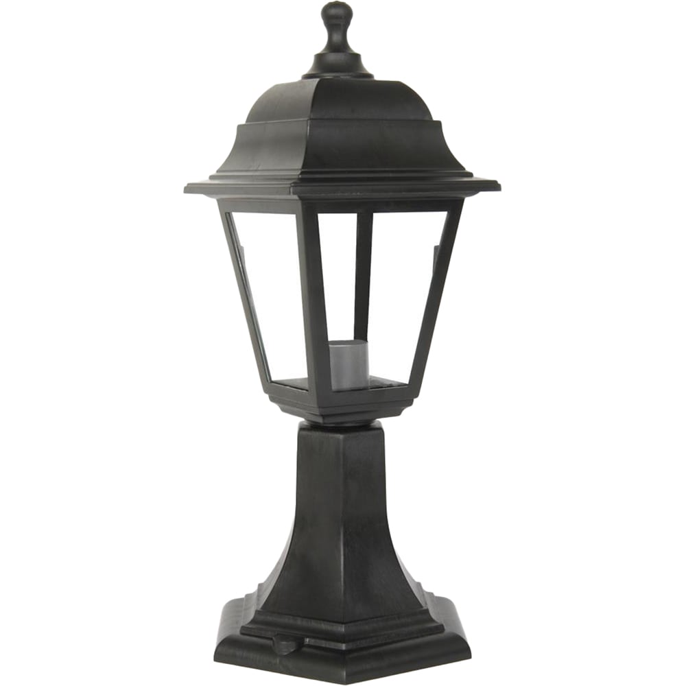 Stalp iluminat exterior AVIDE, E27, 60W, IP44, negru