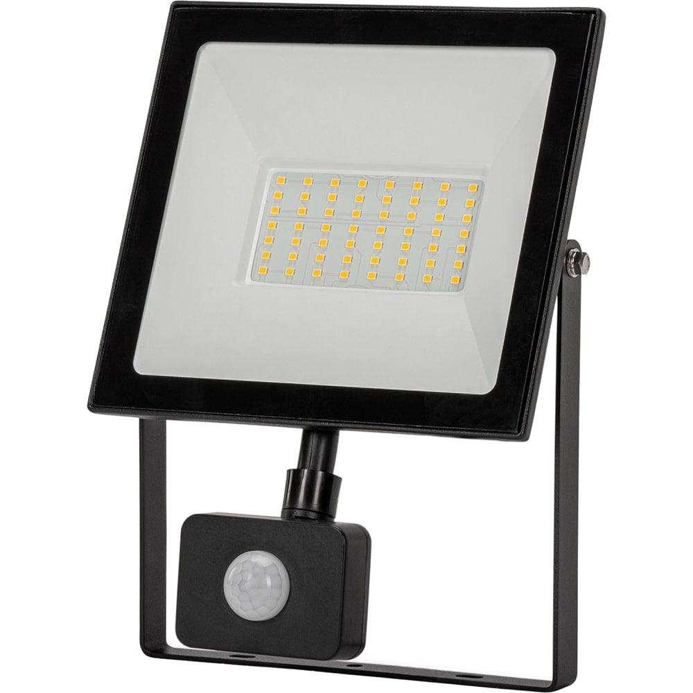 Reflector LED AVIDE, 50W, 4000lm, IP44, negru