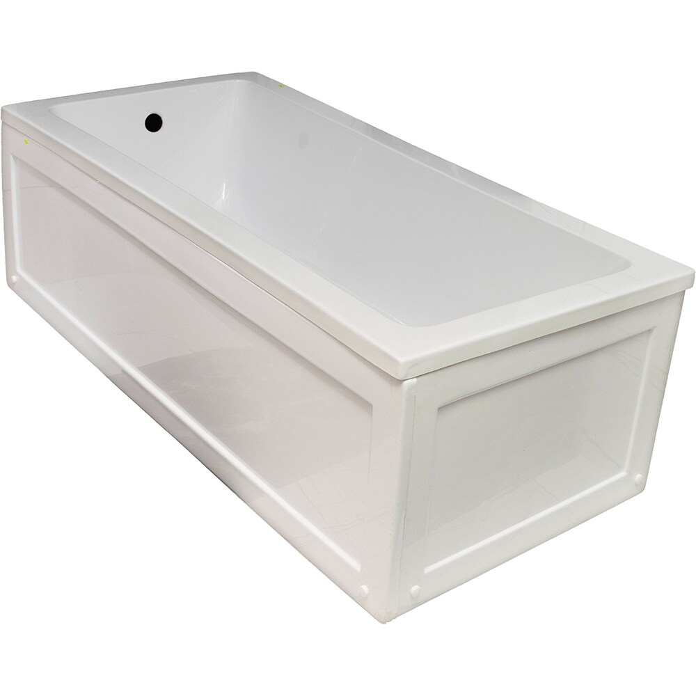 Cada simpla reversibila BRESI Well WA9020,, 150 x 70 x 39 cm, 198 l, acril, alb