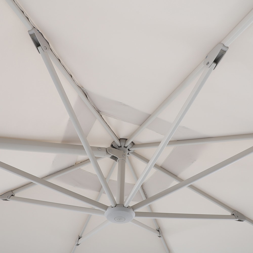 Umbrela de exterior GOODHOME Corby, 3 x 3m, bej