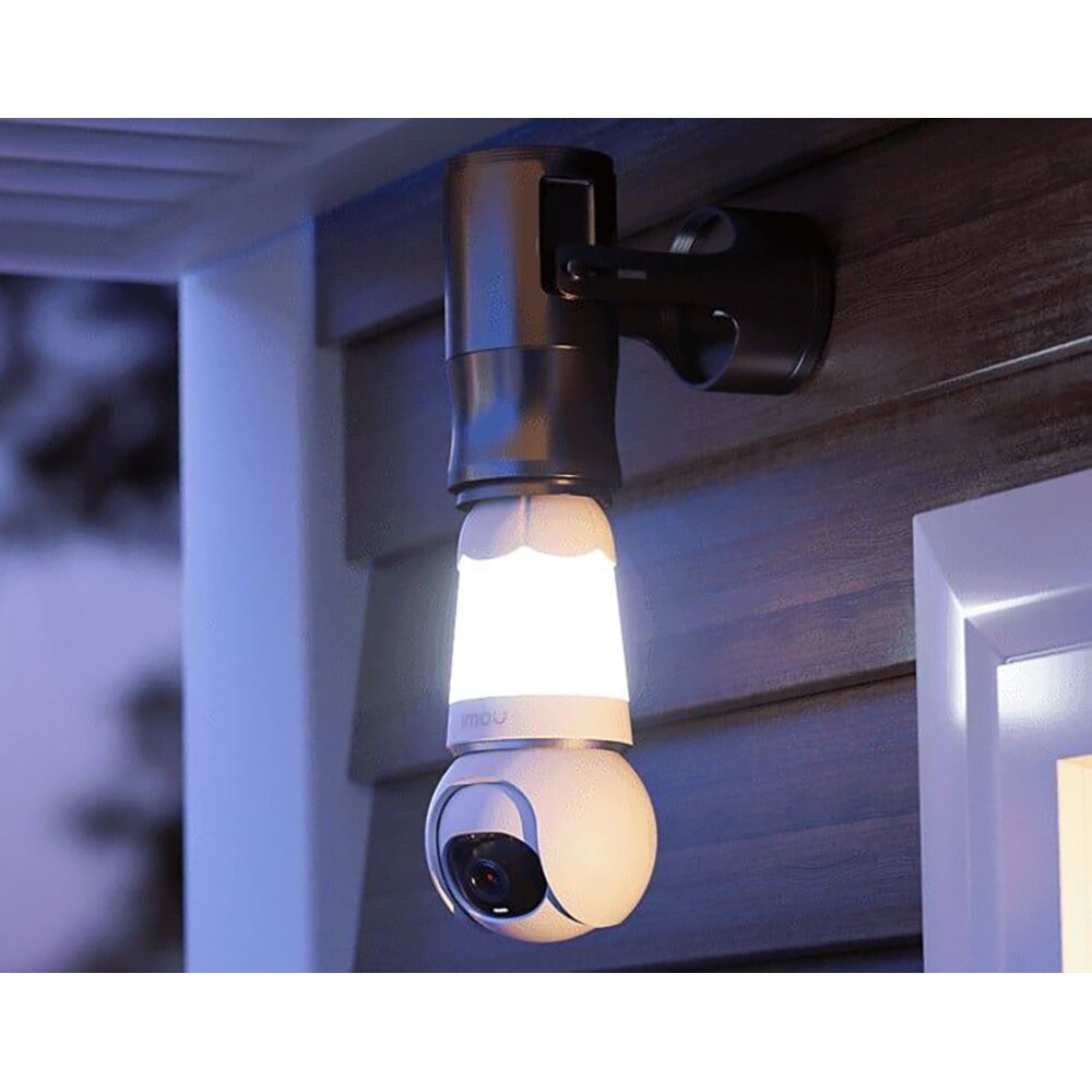 Camera IP Wireless IMOU Bulb Cam, 1620p, 5MP, IR, Night Vision, alb