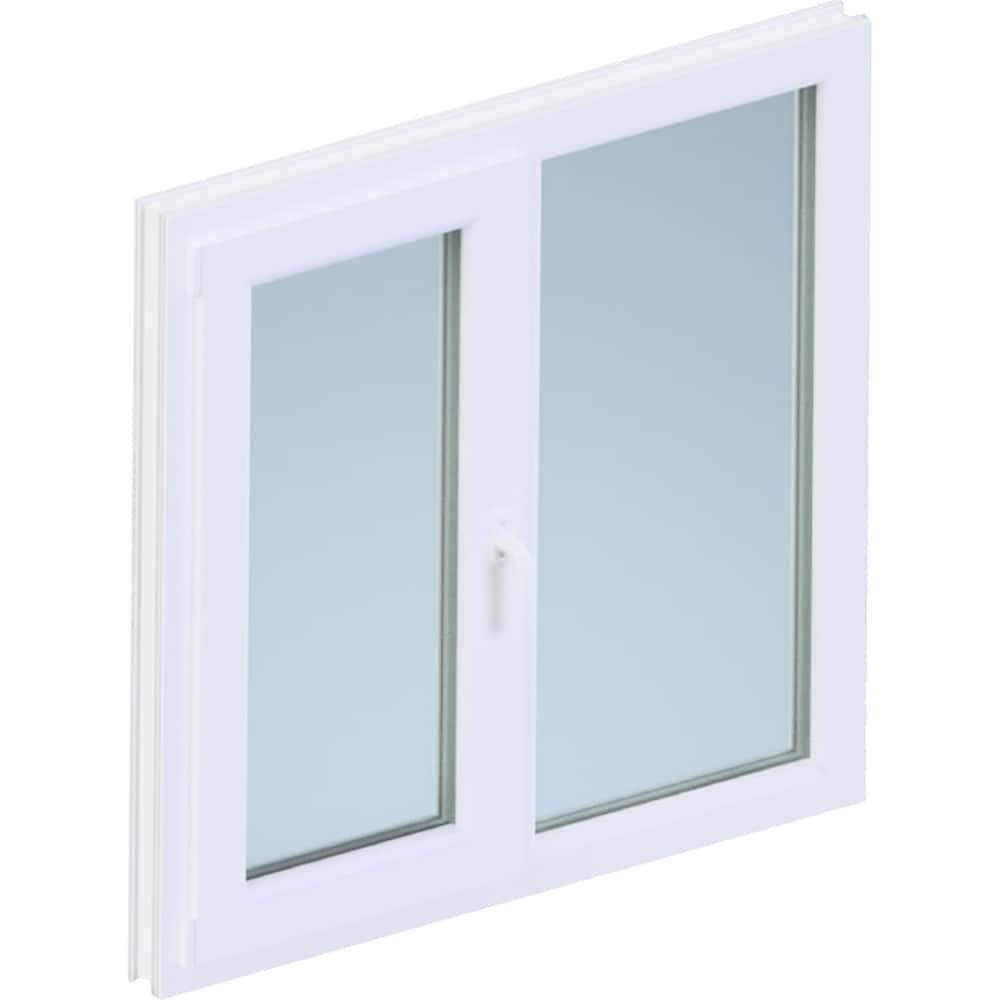 Fereastra termopan FORTIA, PVC, 4 camere, 116 x 116 cm, deschidere stanga, alb
