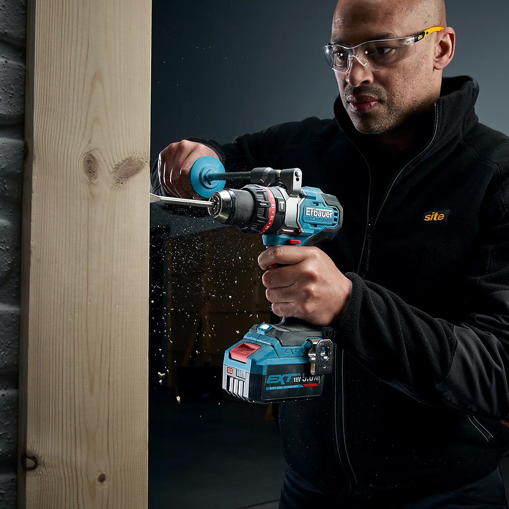 Masina de gaurit si insurubat Erbauer Elite ERI1107COM, 18V, 150Nm