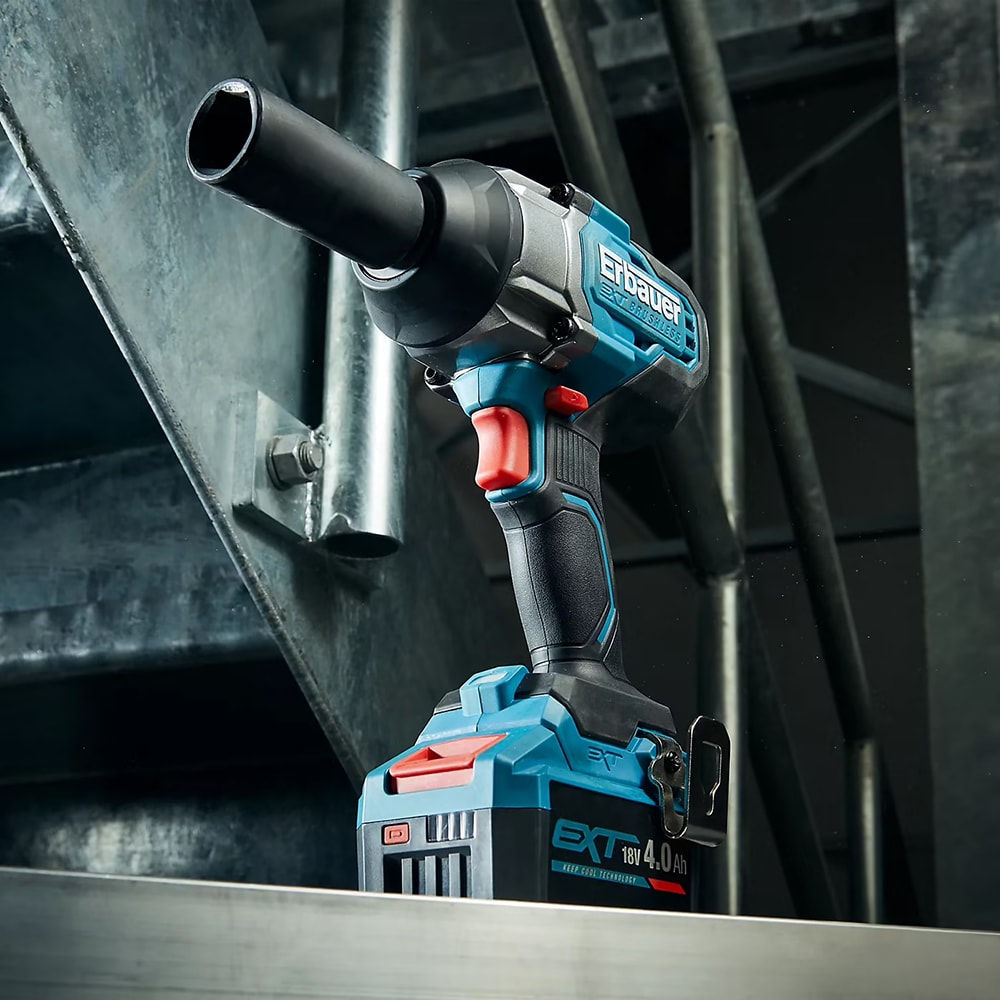 Masina de insurubat cu impact Erbauer Elite ERI1097IPD, 18V, 800Nm