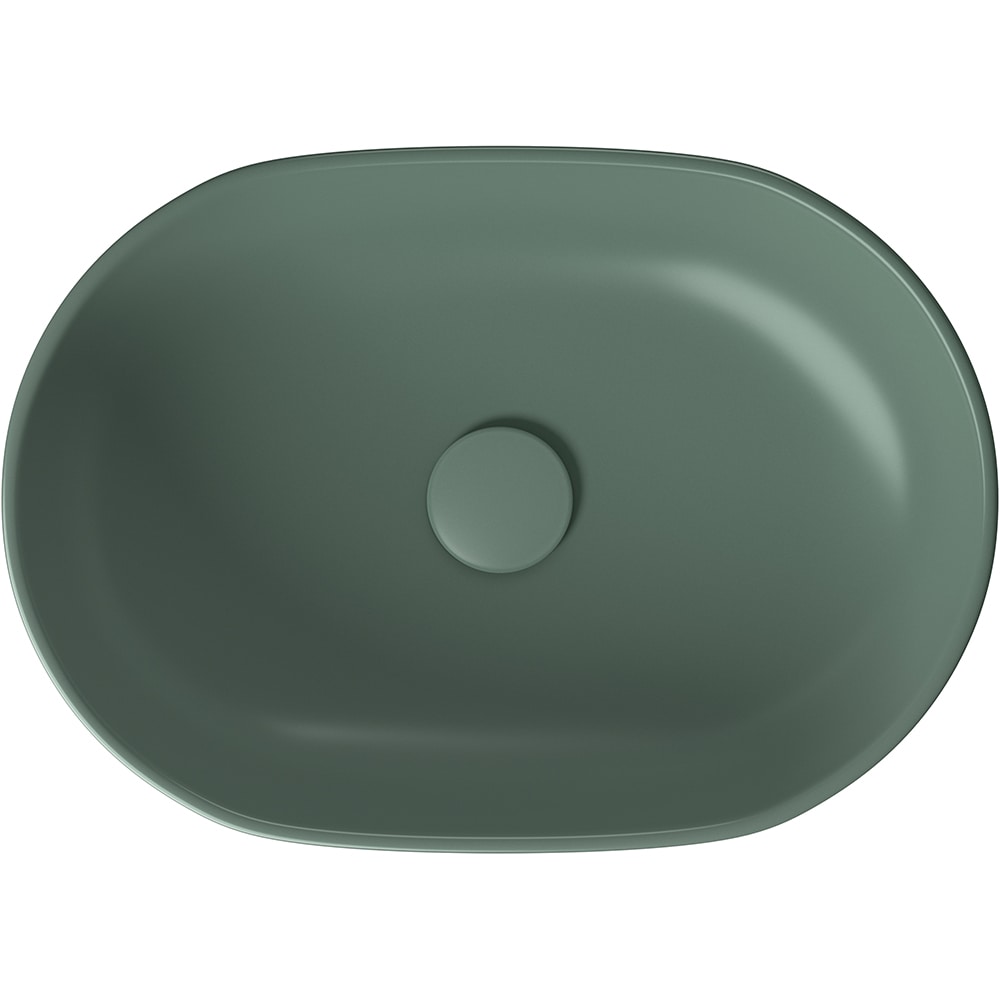 Lavoar pe blat CERSANIT Moduo K116-130, ceramica, 50 x 35.5 x 15 cm, verde
