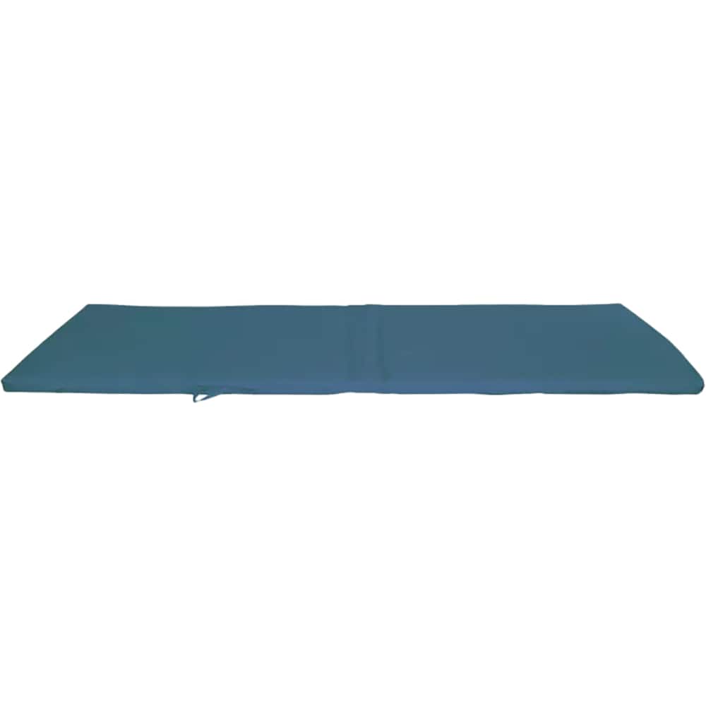 Perna pentru sezlong COCOS, 185 x 55 x 5 cm, bumbac si poliester, albastru