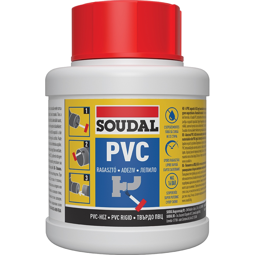 Adeziv SOUVAL PVC, 250 ml
