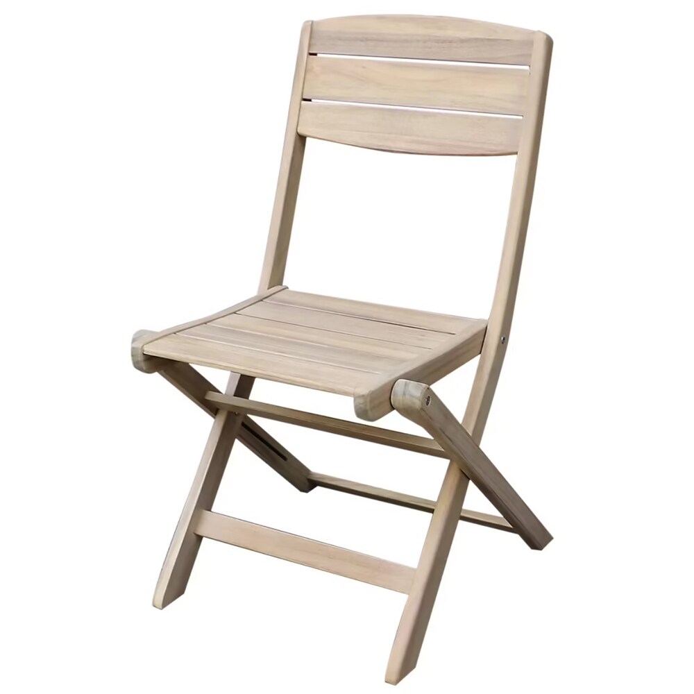 Scaun pliabil de gradina GOODHOME Riveo 101498107, 49 x 51 x 87 cm, maro