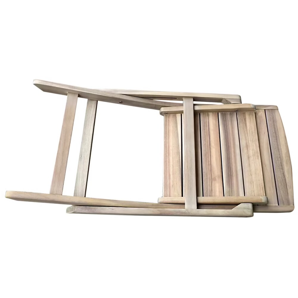 Scaun pliabil de gradina GOODHOME Riveo 101498107, 49 x 51 x 87 cm, maro