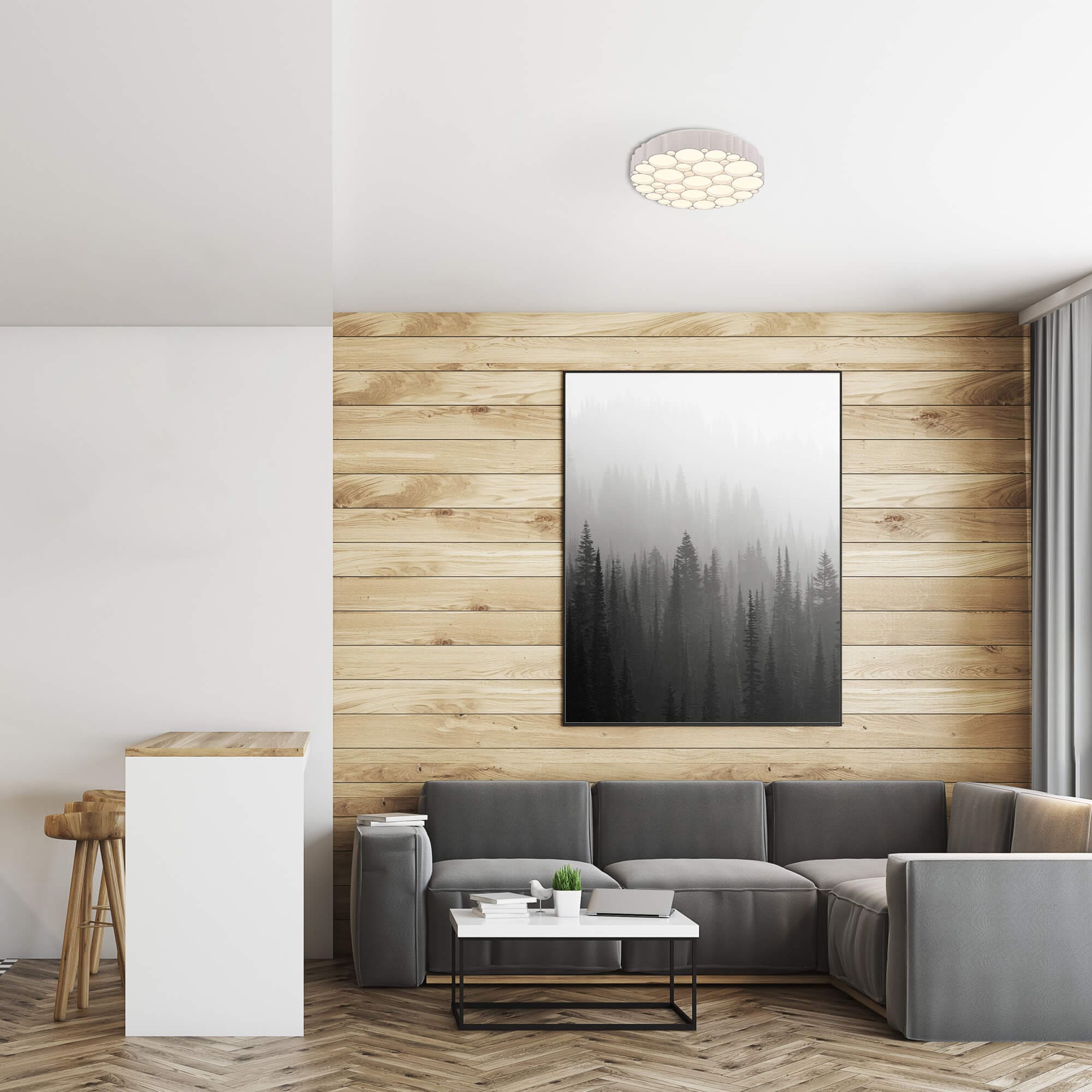 Plafoniera LED, 24 W, alb, 41 cm, 1800 lm  Mars