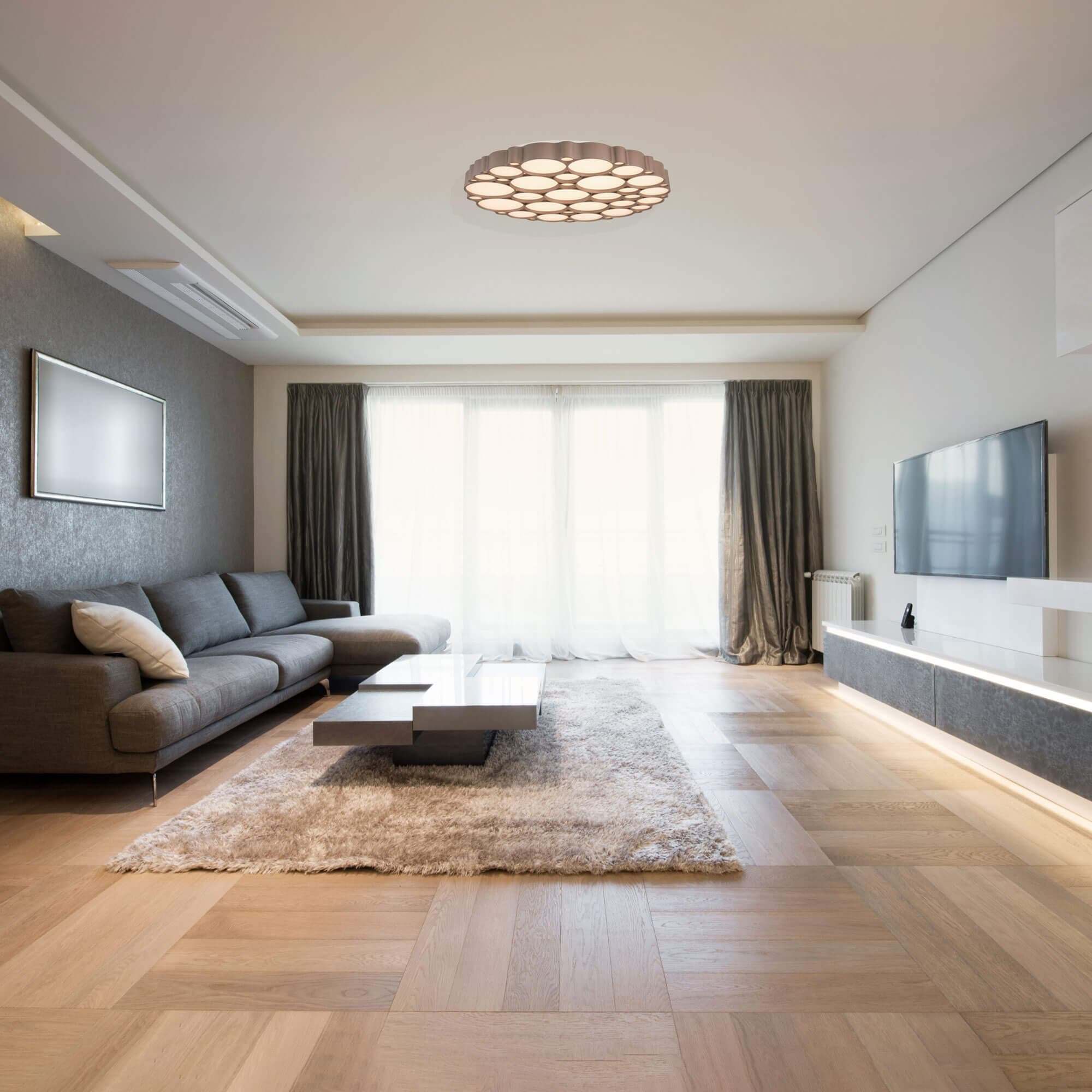 Plafoniera LED KLAUSEN Terra KL151025, 24W, 1800lm, IP21, Cafeniu