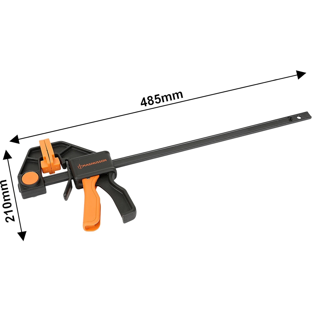 Menghina automata MAGNUSSON, 300 mm, 12-136 kg, negru